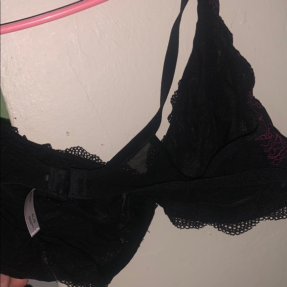 Pink and black Bralette new without tags - Picture 3 of 4